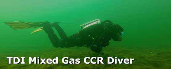 TDI Mixed Gas CCR Diver