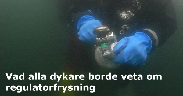 Vad alla dykare borde veta om regulatorfrysning